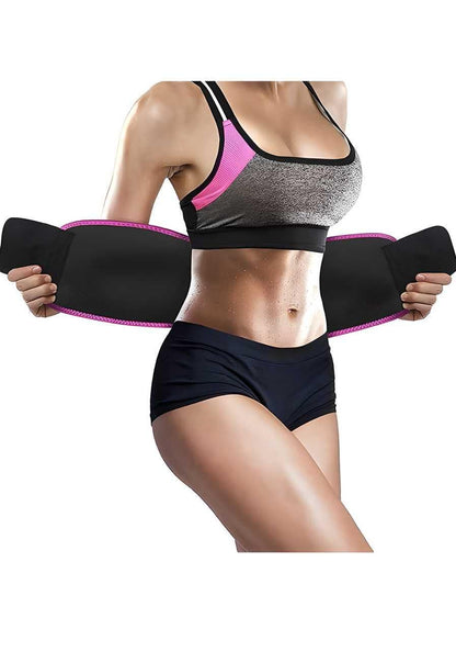 Adjustable Waist Trimmer Belt – Sweat & Fat Burning Fitness Support Belt