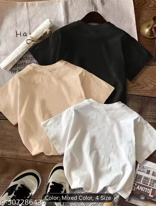 3pcs Set Casual Minimalist Retro American Style English Text Graphic Cropped Bodysuit - Women Summer